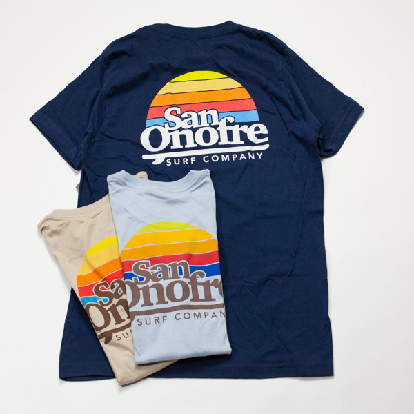SAN ONOFRE SURF CO.] OLD SCHOOL SUN TEE