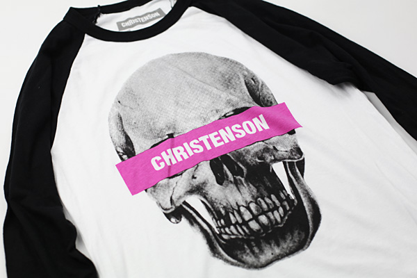 [CHRISTENSON SURFBOARDS] SKULL BB TEE